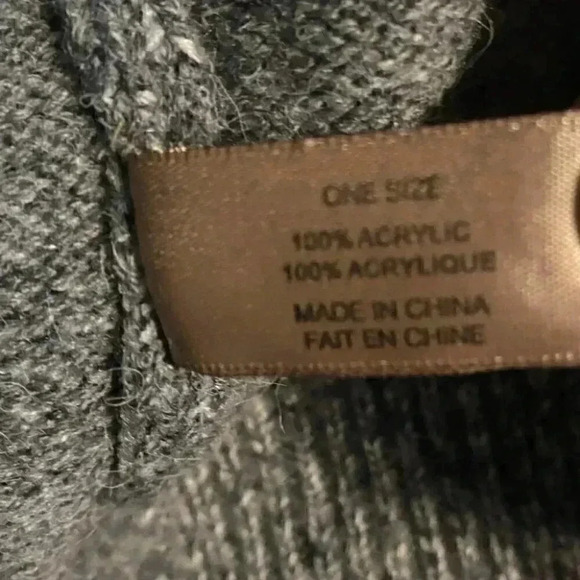 Look By M New York Gray Cardigan Vest With Hood - Picture 4 of 5